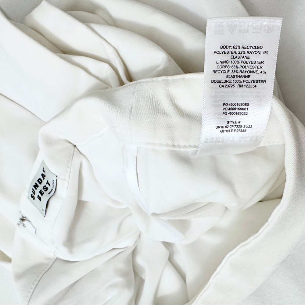 Aritzia Sunday Best Olive Mini Skirt - White - 0 - Picture 10 of 10